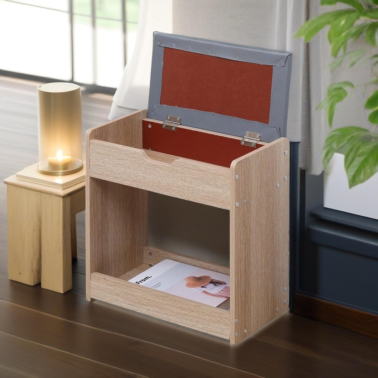 small shoe storage bench with seat & storage