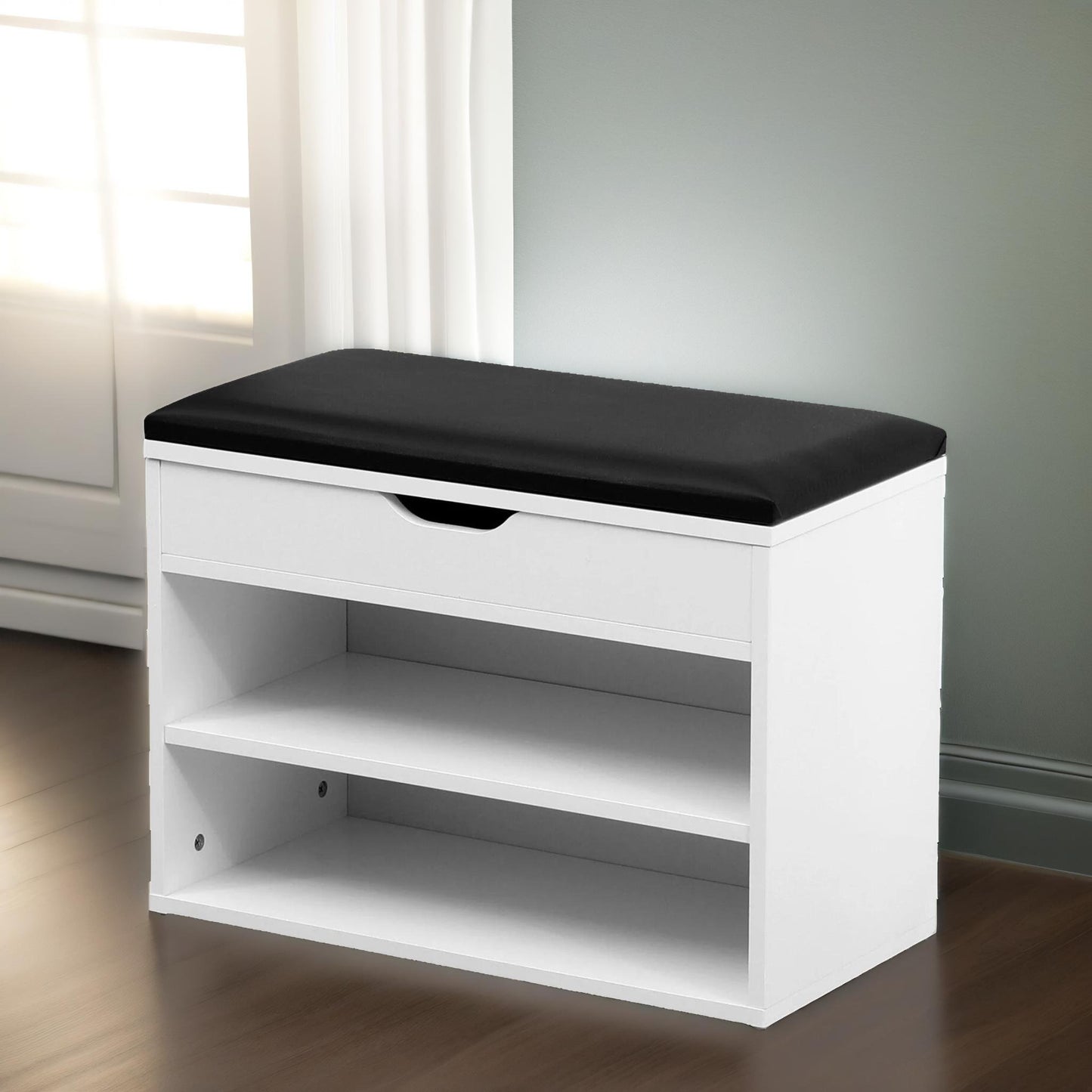 shoe storage bench 60cm white