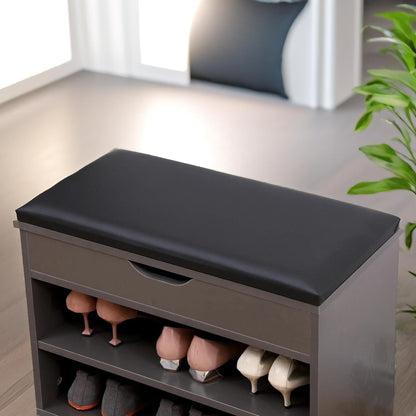 Shoe Storage Bench 60CM Grey