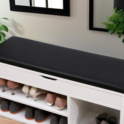 Shoe Storage Bench 90CM White