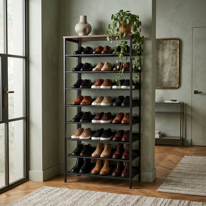 10 Level Shoe Storage Rack Organiser